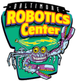 Logo for the Baltimore Robotics Center.
