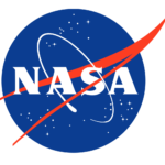 Logo for NASA.