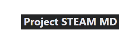 Logo for Project STEAM MD.
