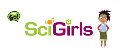 Logo for SciGirls.