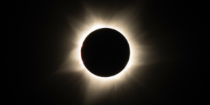 View of a total solar eclipse.